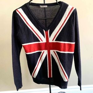 British Flag Knit Sweater